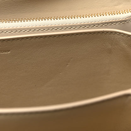 Celine Box Calfskin Medium Classic Box Flap Bag Powder 12 of 13