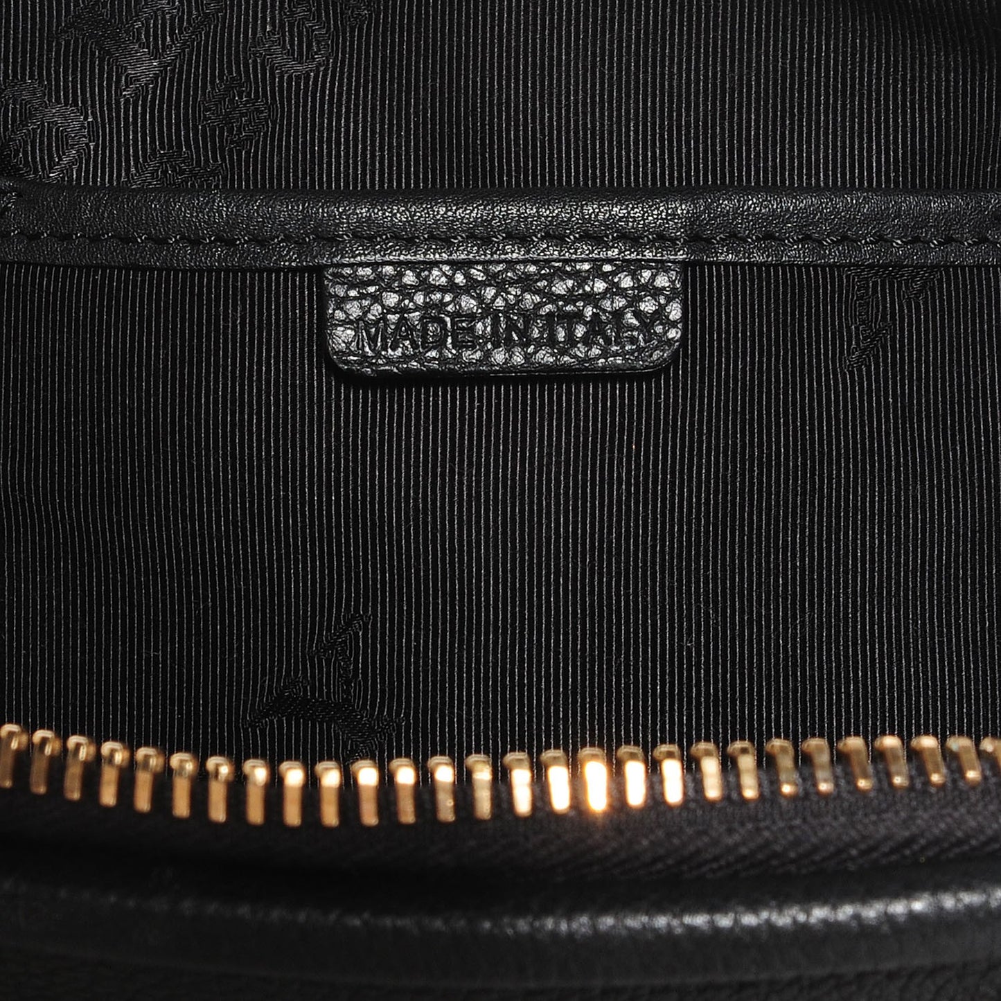 Grainy Calfskin Small Bloomsbury Black