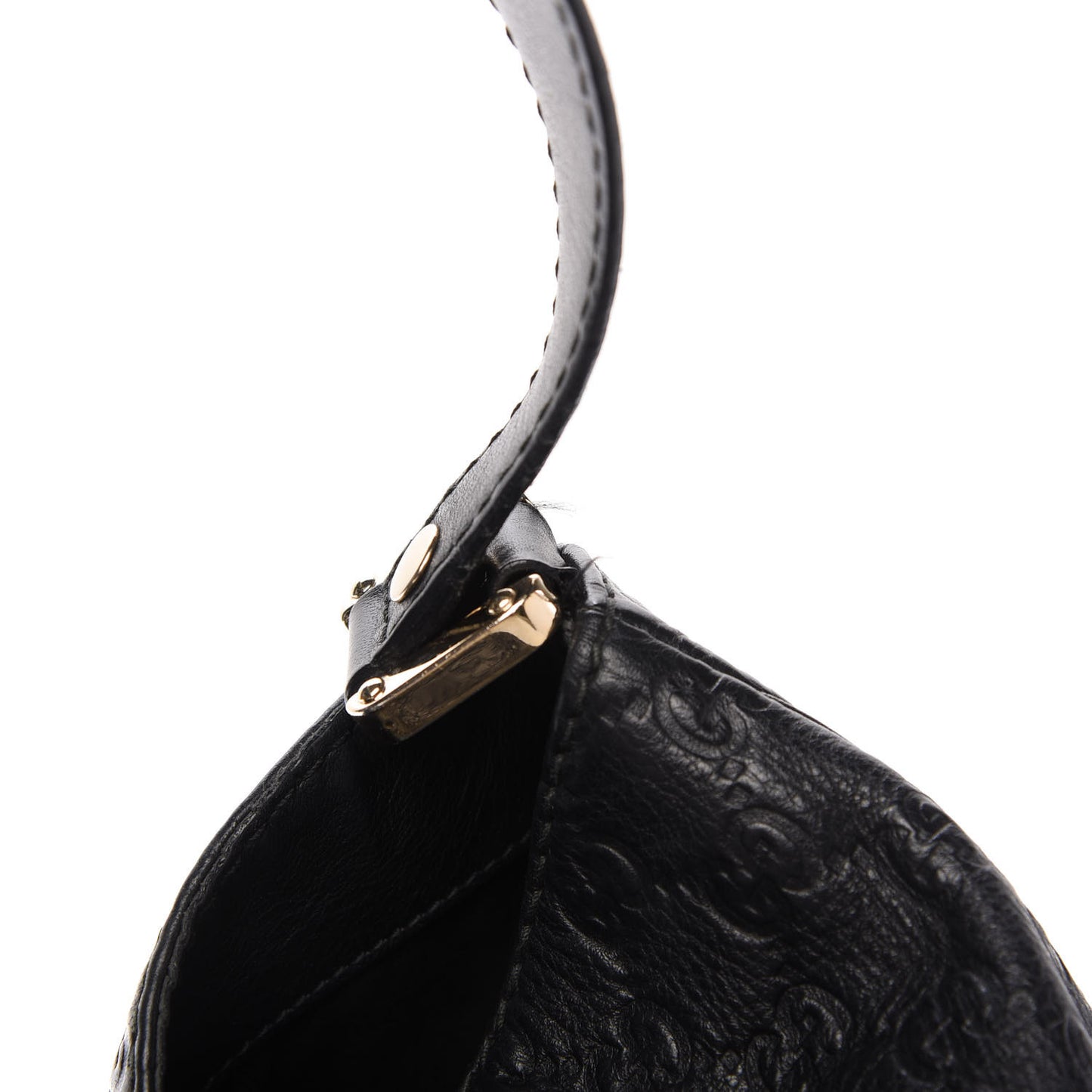 Guccissima Large New Ladies Web Hobo Black