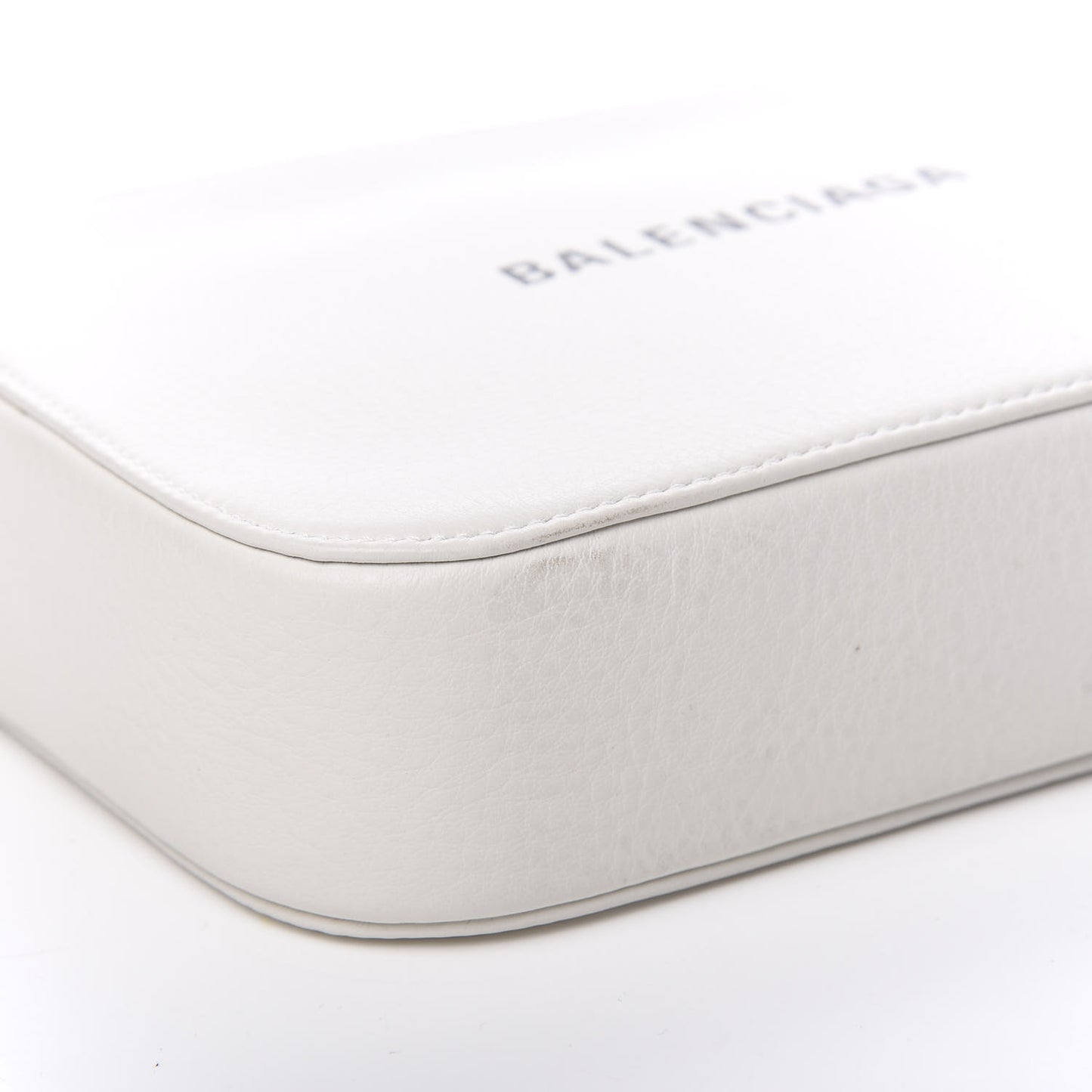 Calfskin Logo S Everyday Camera Bag White