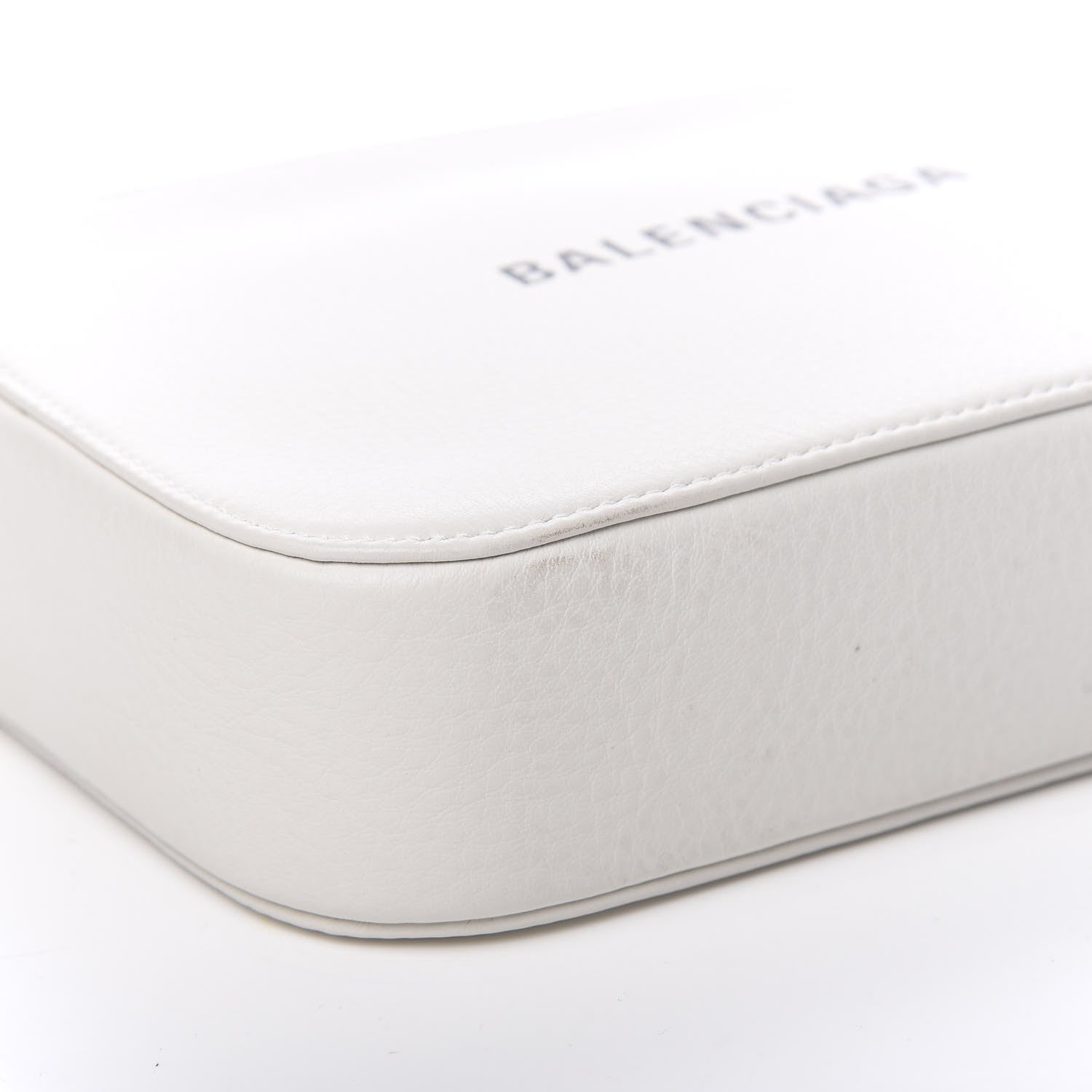 Balenciaga Calfskin Logo S Everyday Camera Bag White 6 of 9