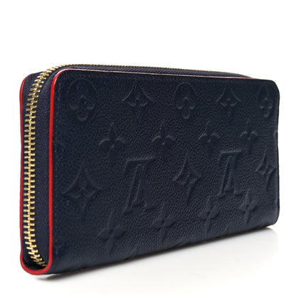 Louis Vuitton Empreinte Clemence Wallet Marine Rouge 3 of 9
