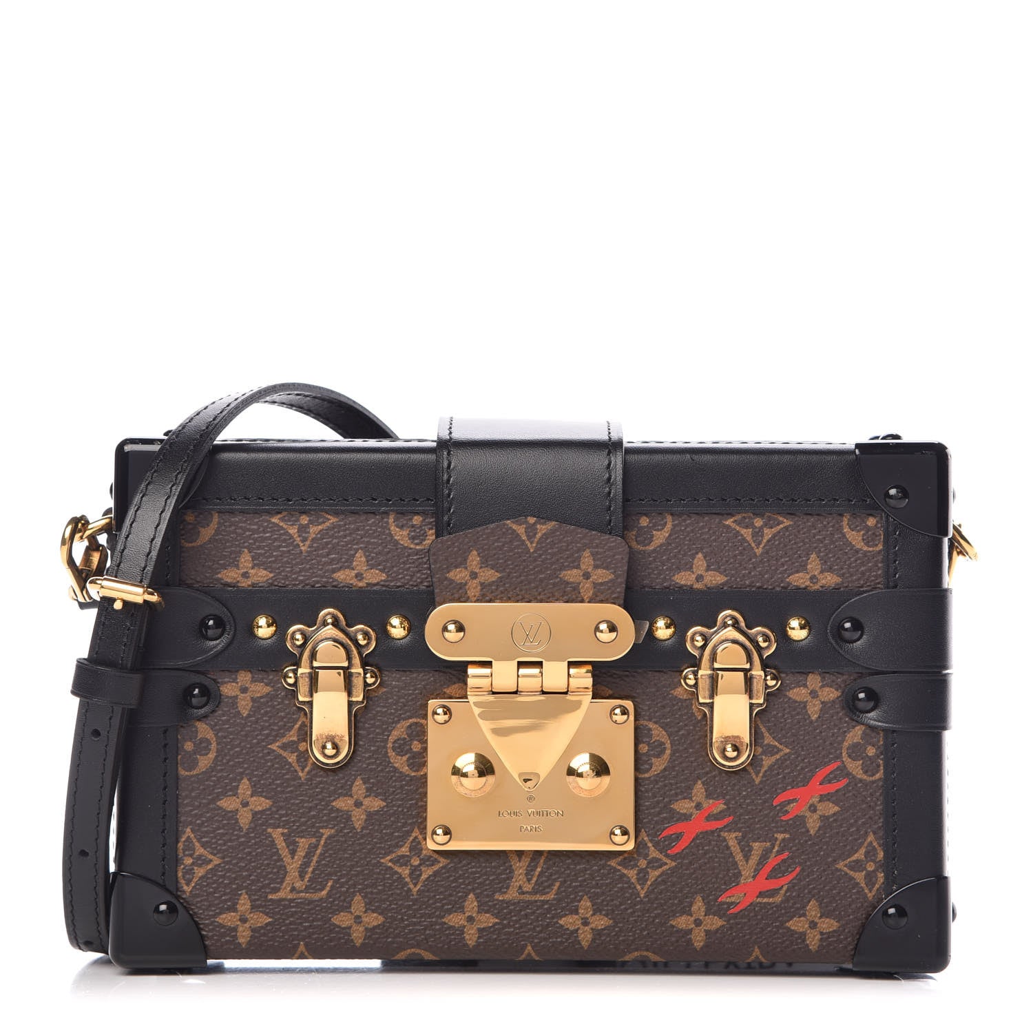 Louis Vuitton Monogram Petite Malle Black 1 of 9