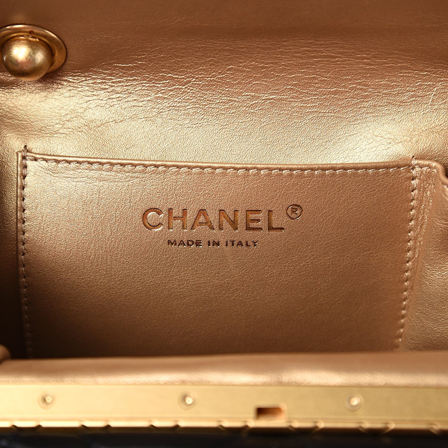 Chanel Lambskin Quilted My Crush Bag Black 5 of 10