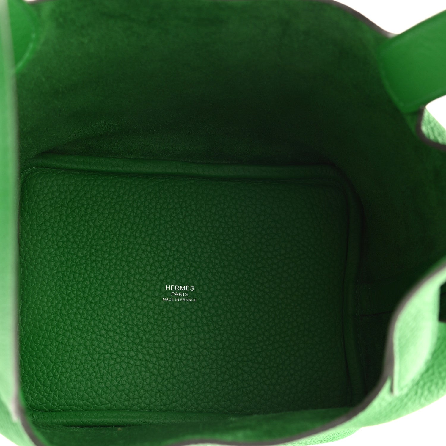Hermes Taurillon Clemence Monochrome Picotin Lock 18 PM Bambou 5 of 11
