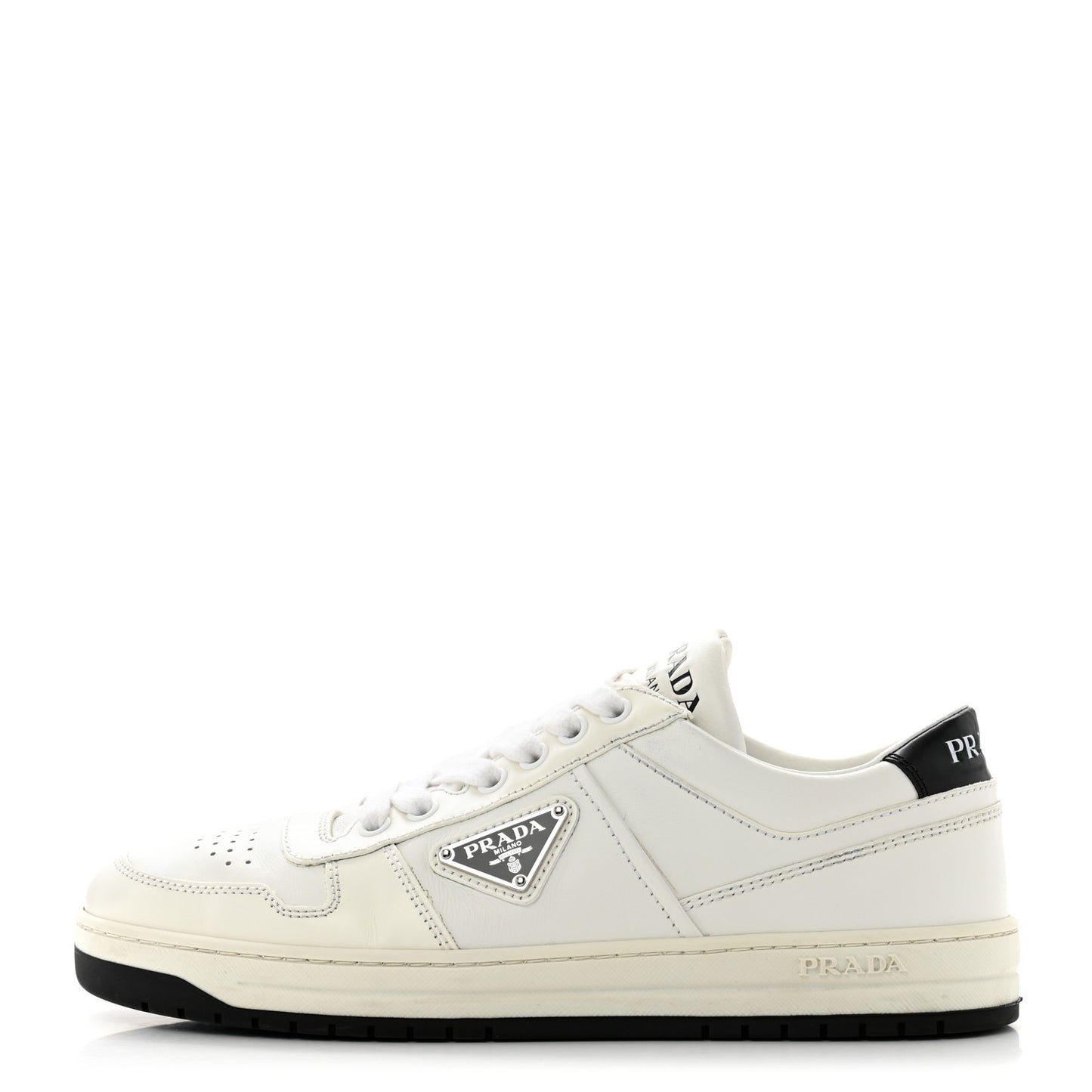 Vitello Rois Triangle Womens Downtown Low Top 30mm Sneakers 39 White Black