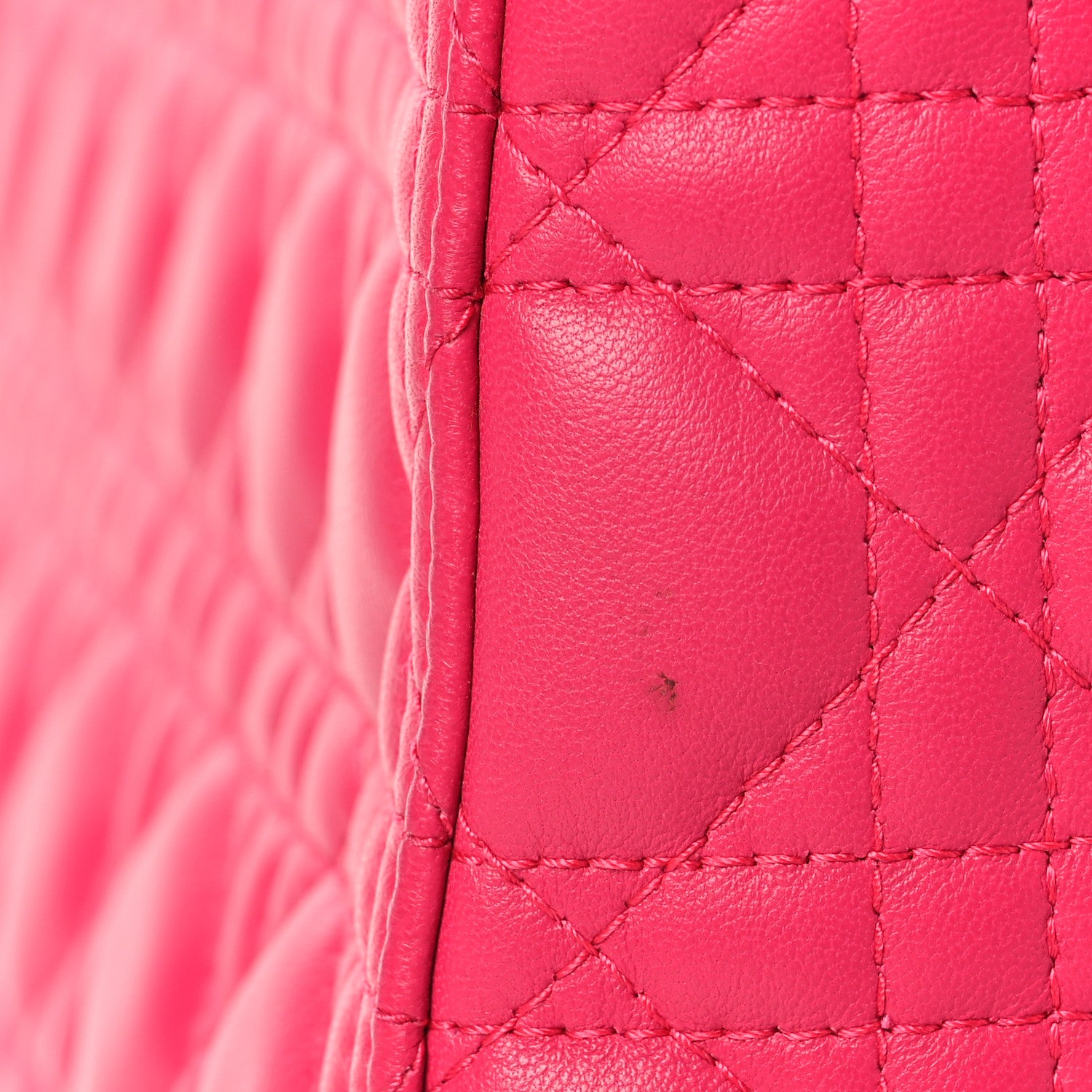 Christian Dior Lambskin Cannage Large Lady Dior Pink 13 of 15