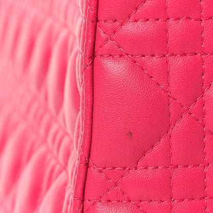 Christian Dior Lambskin Cannage Large Lady Dior Pink 13 of 15