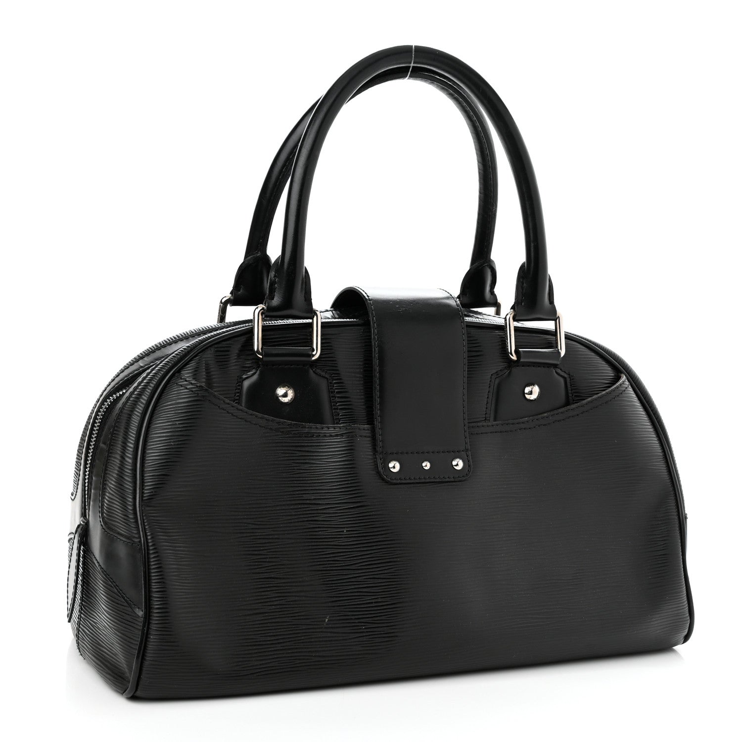 Louis Vuitton Epi Bowling Montaigne GM Black 3 of 13