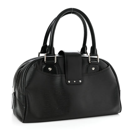 Louis Vuitton Epi Bowling Montaigne GM Black 3 of 13