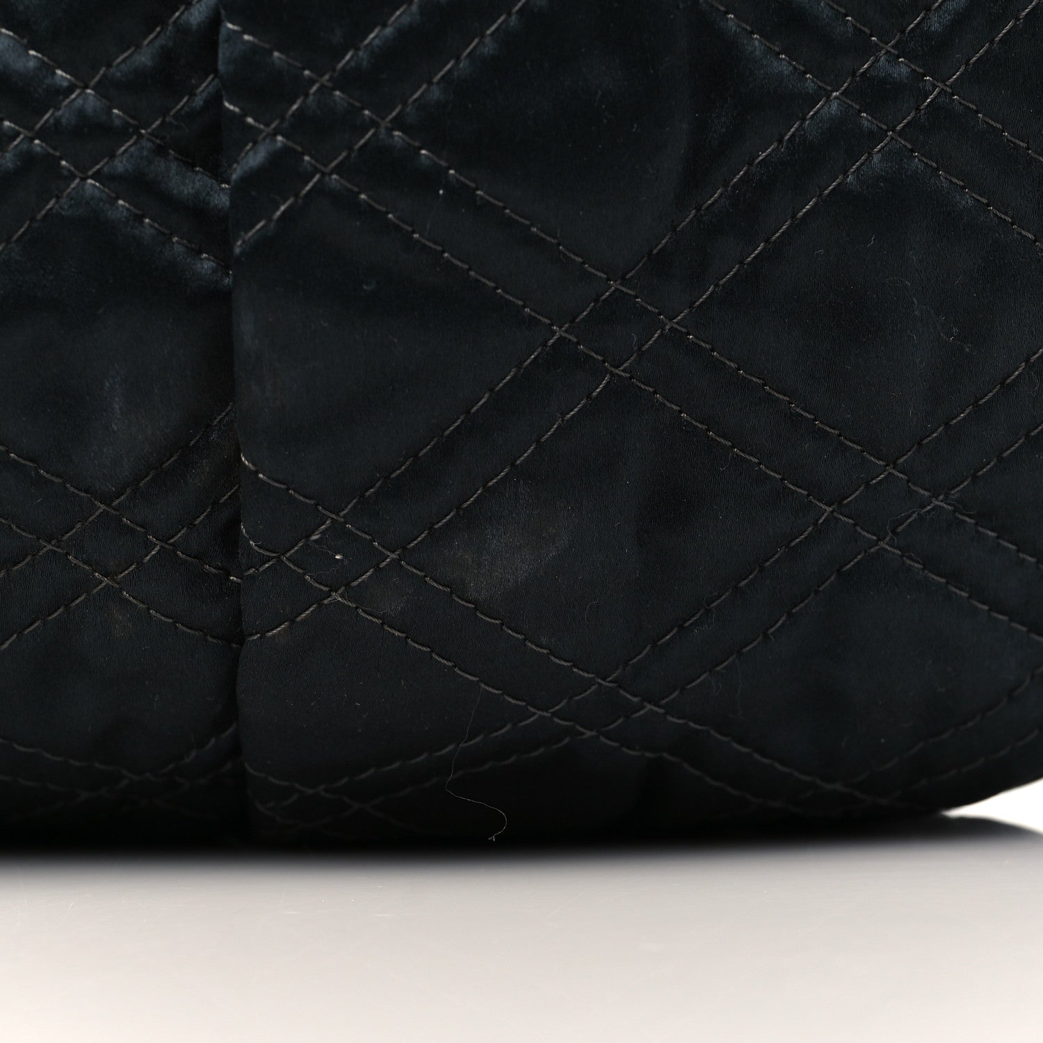 Lanvin Satin Quilted Shoulder Bag Black 9 of 10
