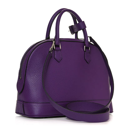 Louis Vuitton Taurillon Alma PM Violet 2 of 13