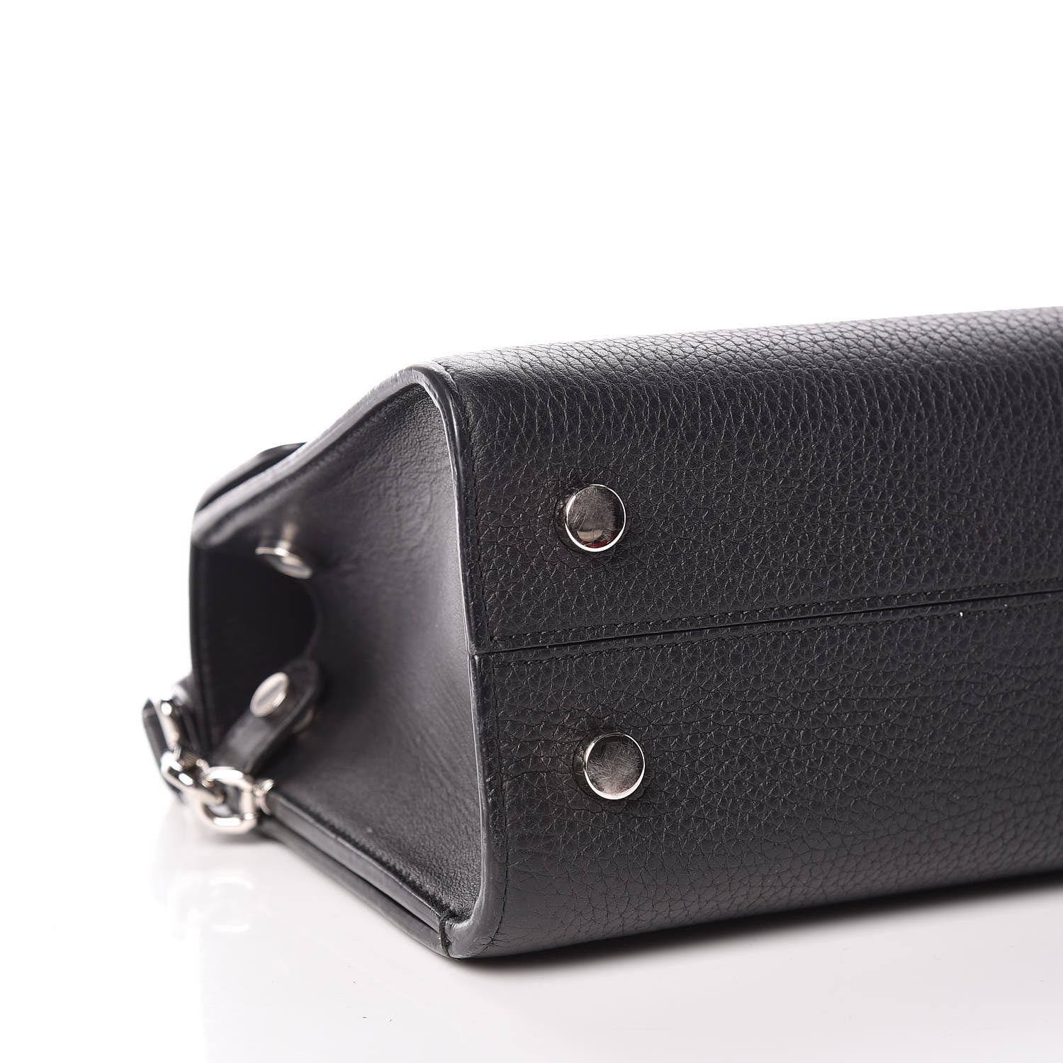 Christian Dior Grained Calfskin Mini Diorever Flap Black 12 of 13