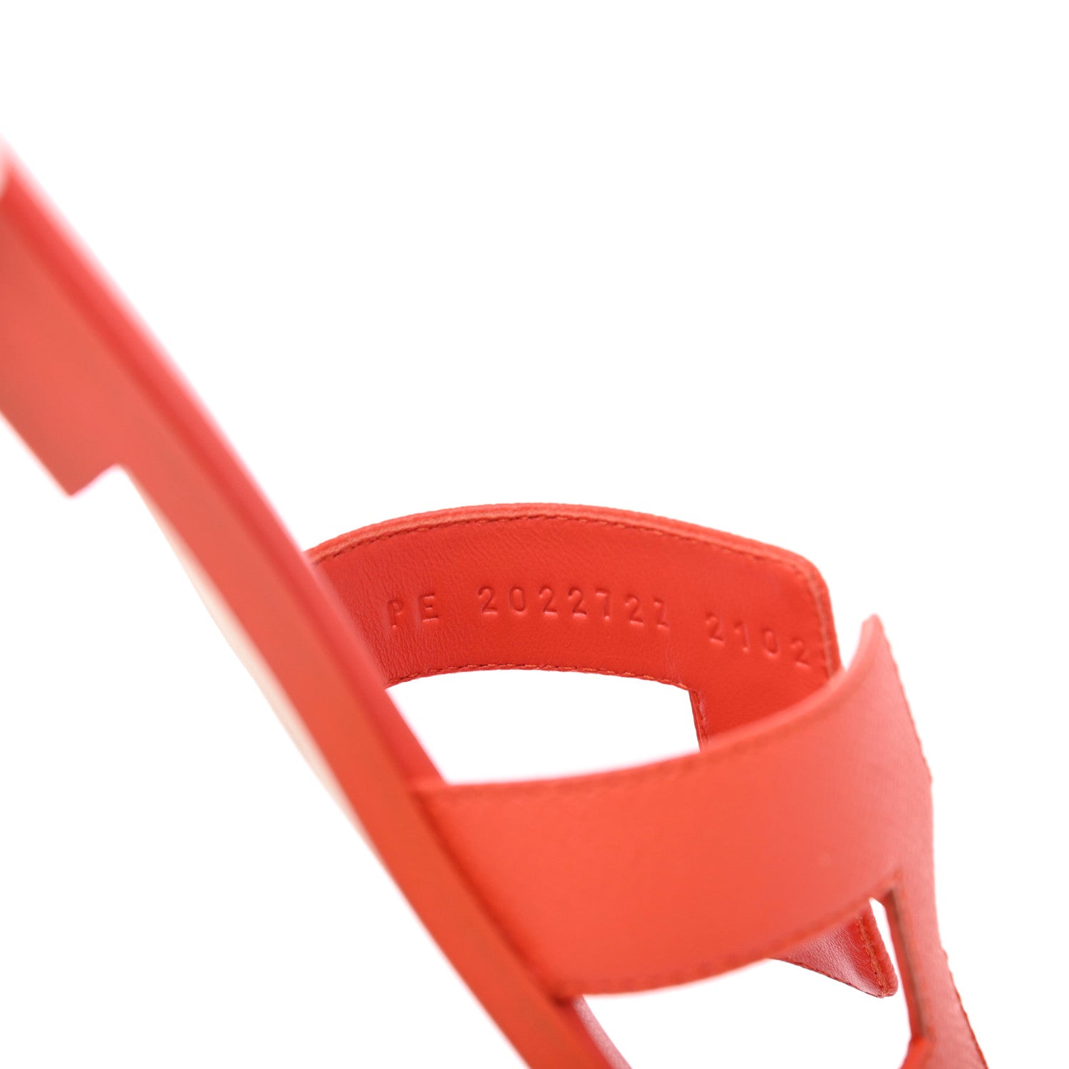 Hermes Epsom Oran Sandals 37 Orange Poppy 8 of 9