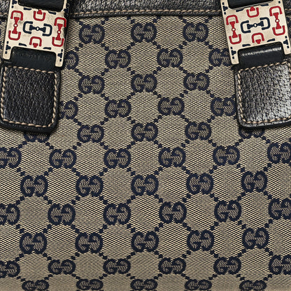 Gucci GG Monogram Web Pop Tote Navy 8 of 13