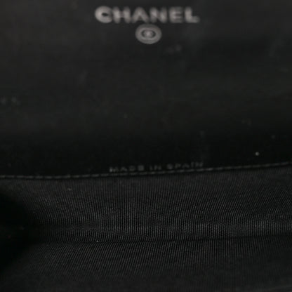 Chanel Patent Quilted Flap Card Holder Black 5 of 11