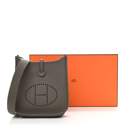 Hermes Taurillon Clemence Evelyne TPM Etain 11 of 11
