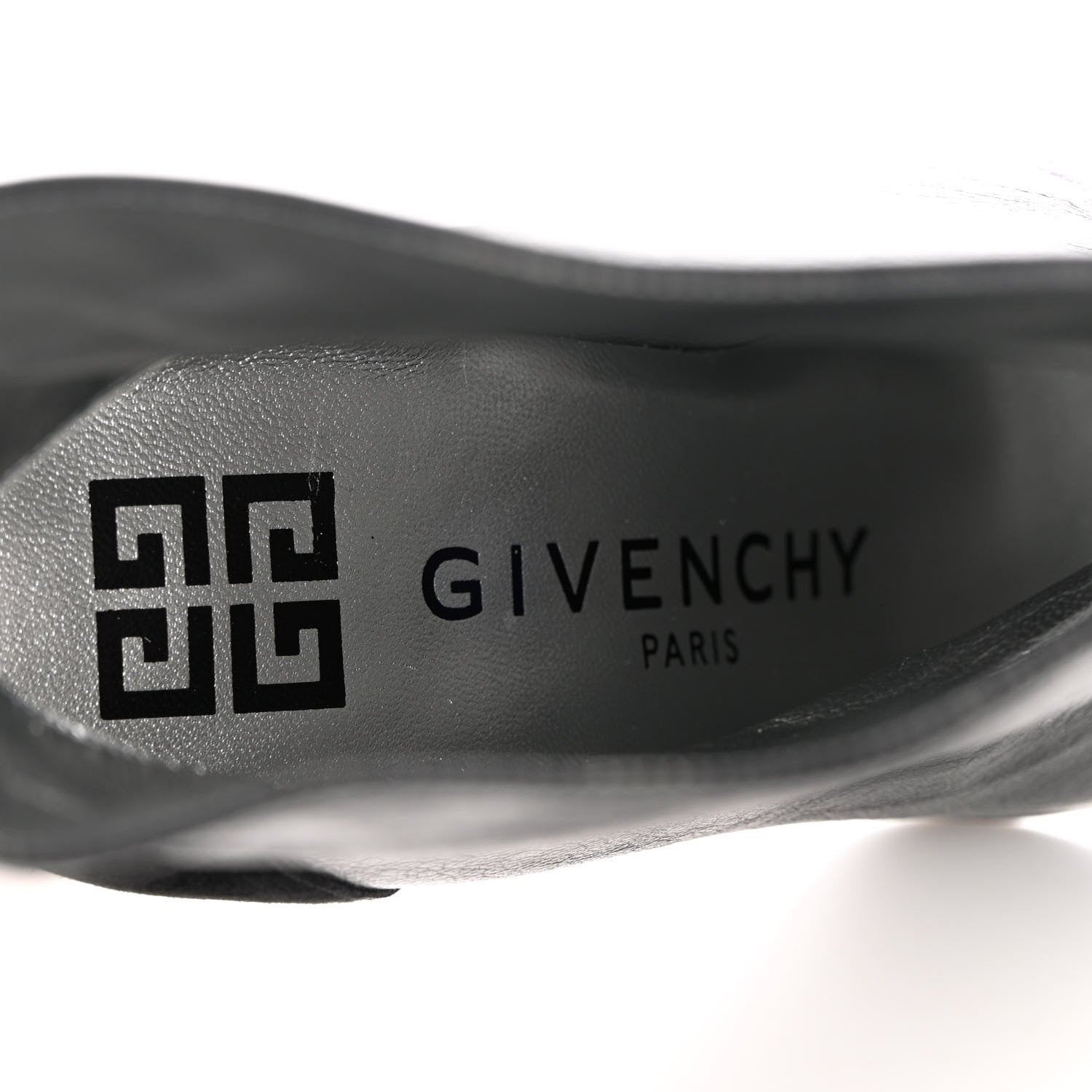 Givenchy Calfskin Suede GV3 Mid Calf Boots 37 Black 7 of 10