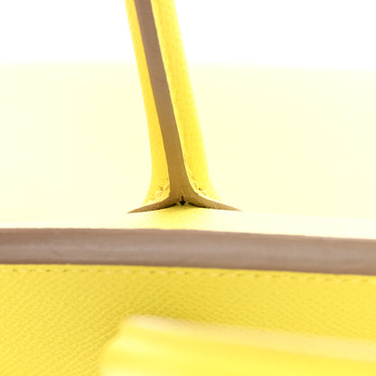 Hermes Epsom BIRKIN 30 Lime 16 of 16