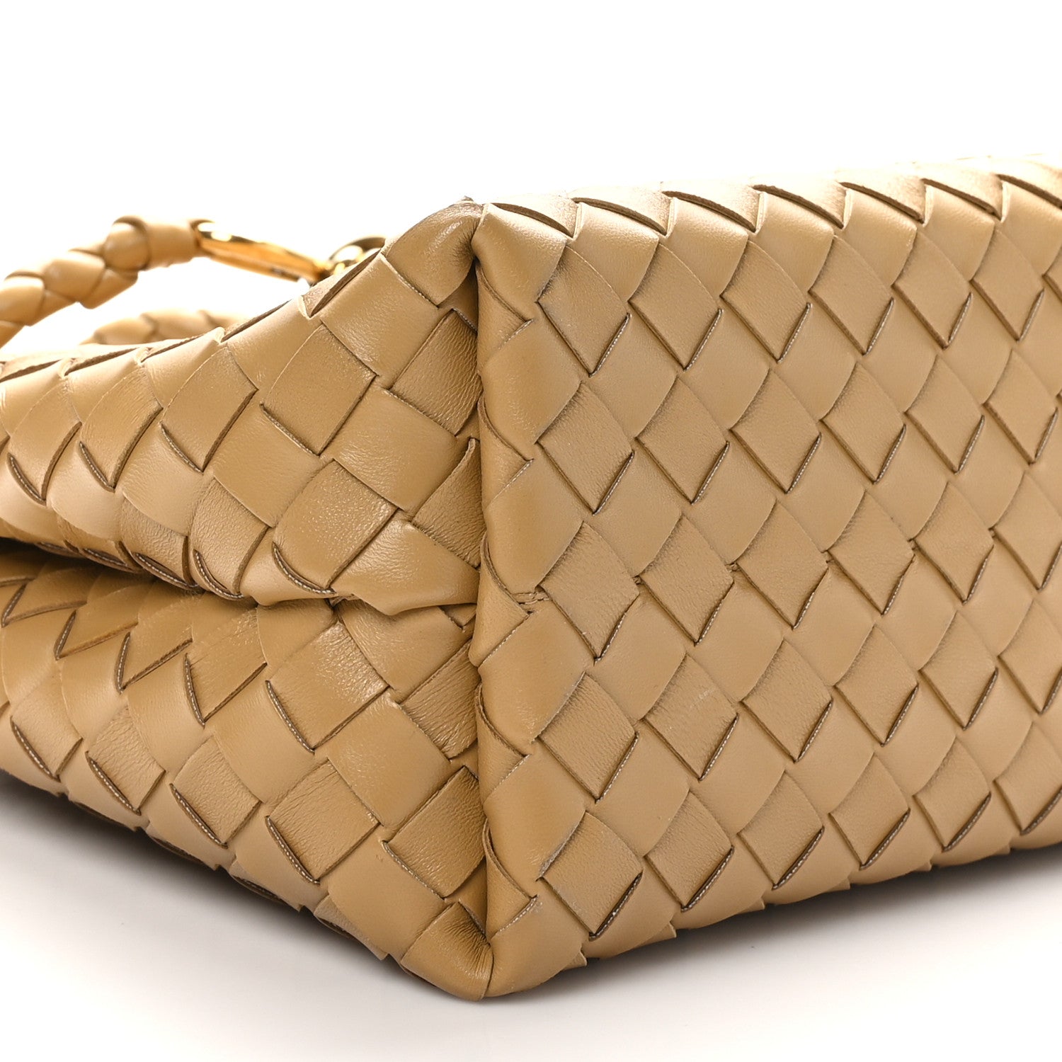 Bottega Veneta Nappa Intrecciato Medium Andiamo Shoulder Bag Dark Praline 8 of 9