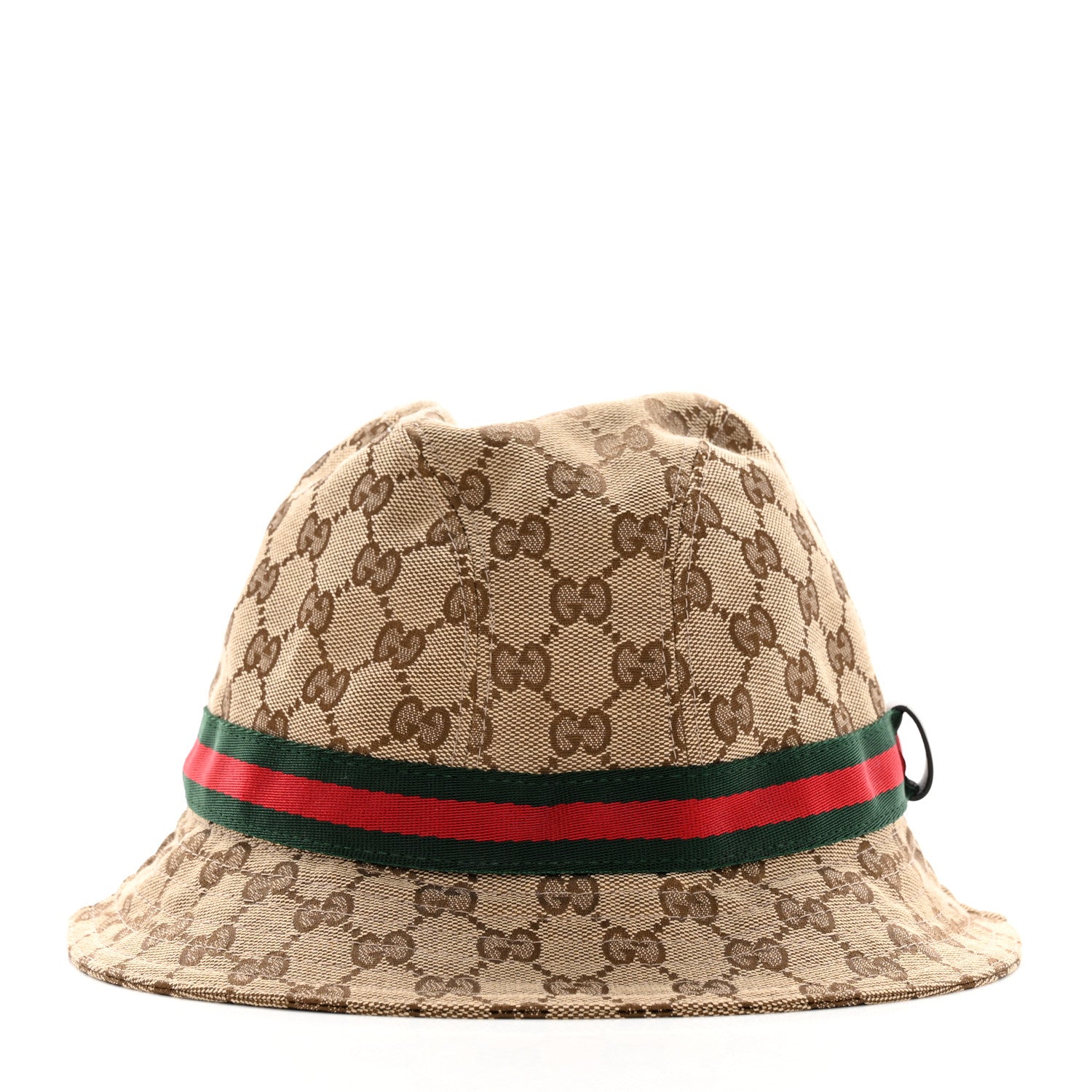Gucci GG Monogram Web Bucket Hat XL Brown 3 of 9
