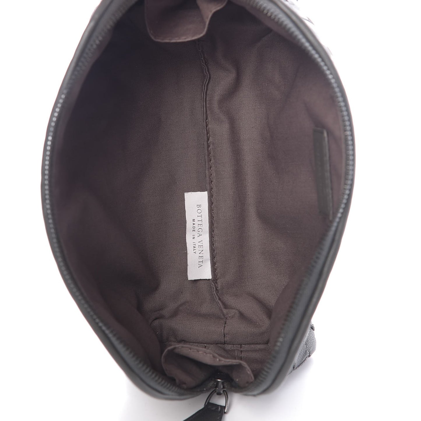 Nappa Intrecciato Cosmetic Pouch Grey