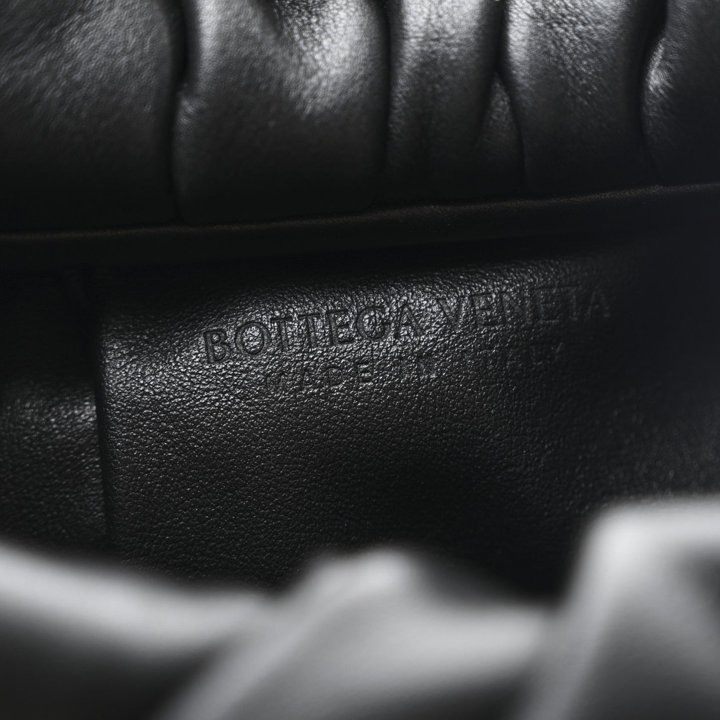 Smooth Butter Calfskin Small The Shoulder Pouch Black