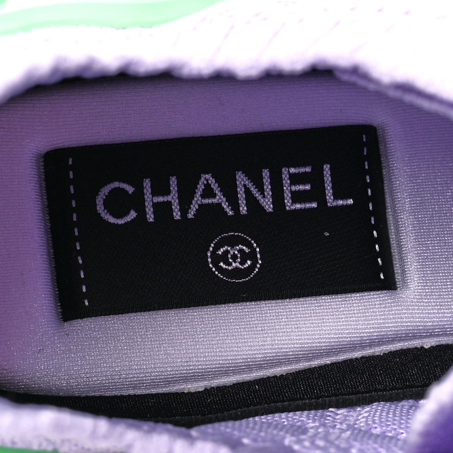 Mixed Fibers Quilted Womens CC Sneakers 36 Purple