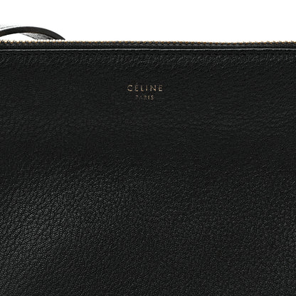 Celine Lambskin Small Trio Crossbody Bag Black 9 of 14