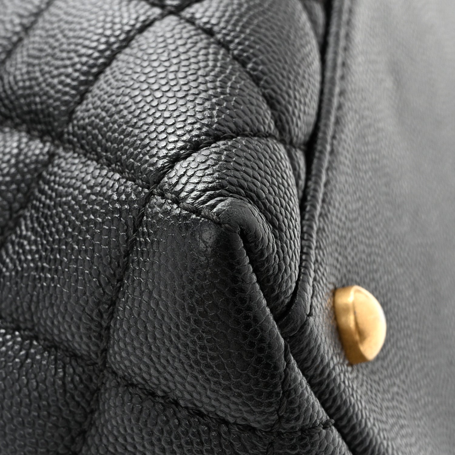 Chanel Caviar Quilted Small Coco Handle Flap Black 11 of 13