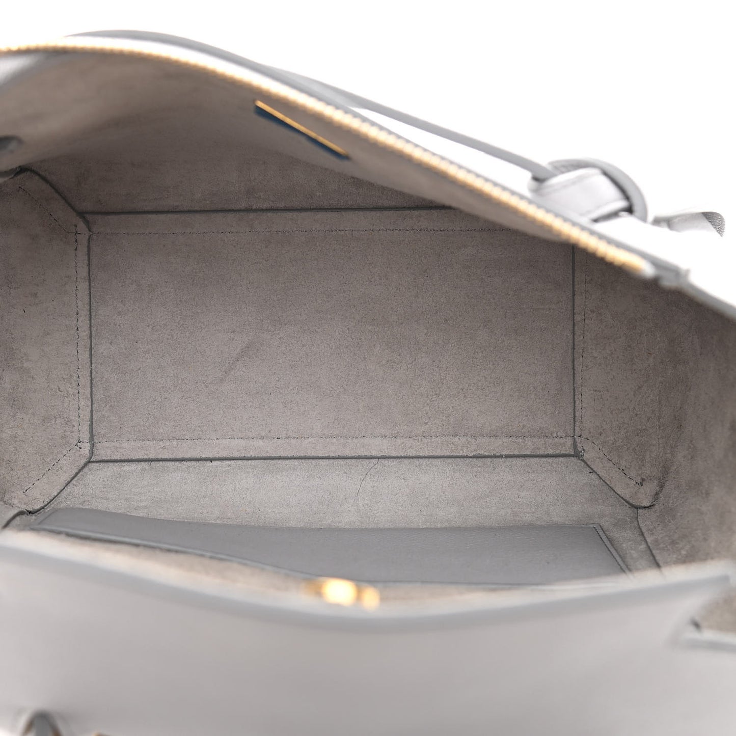 Grained Calfskin Micro Belt Bag Cloud