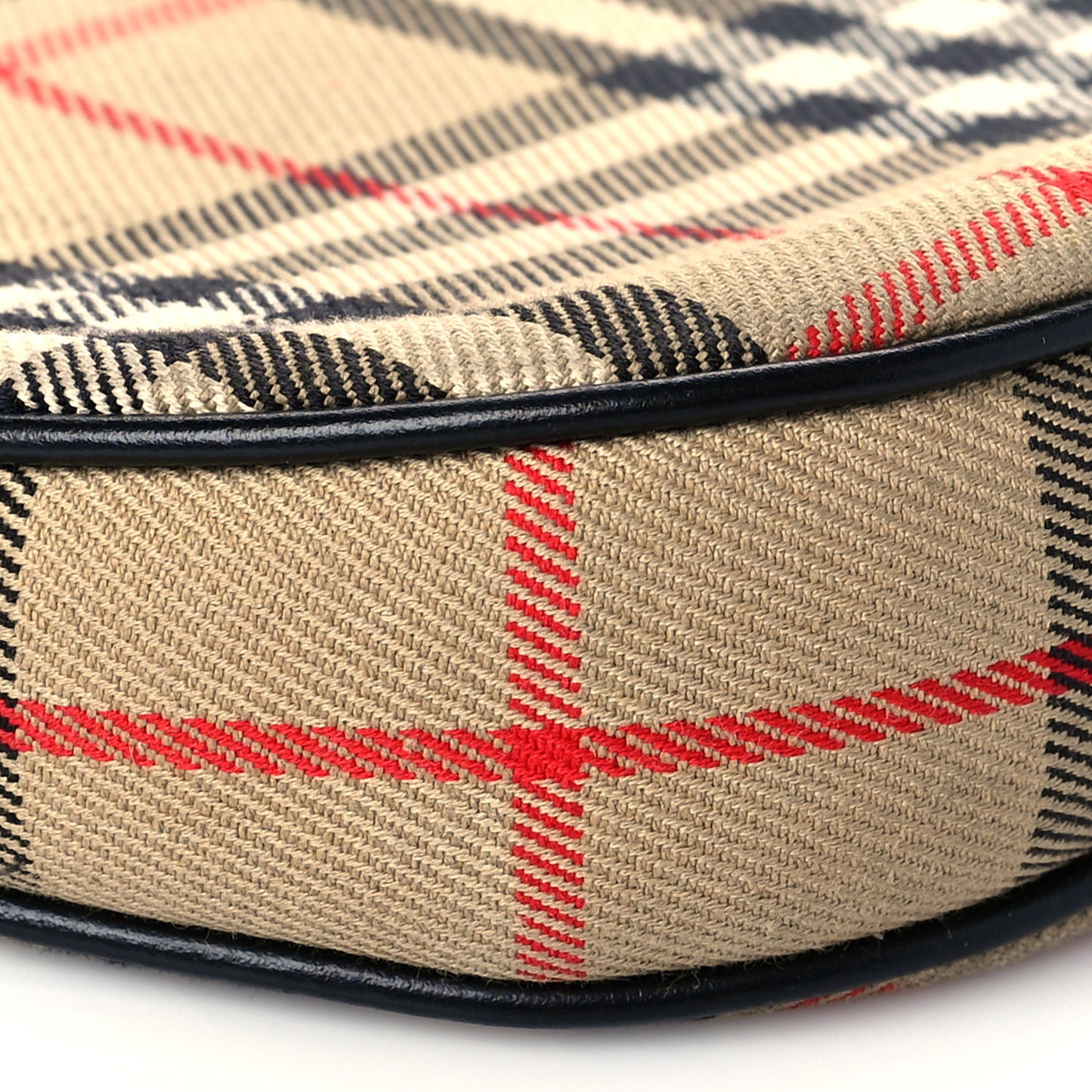 Vintage Check Calfskin Olympia Pouch Archive Beige