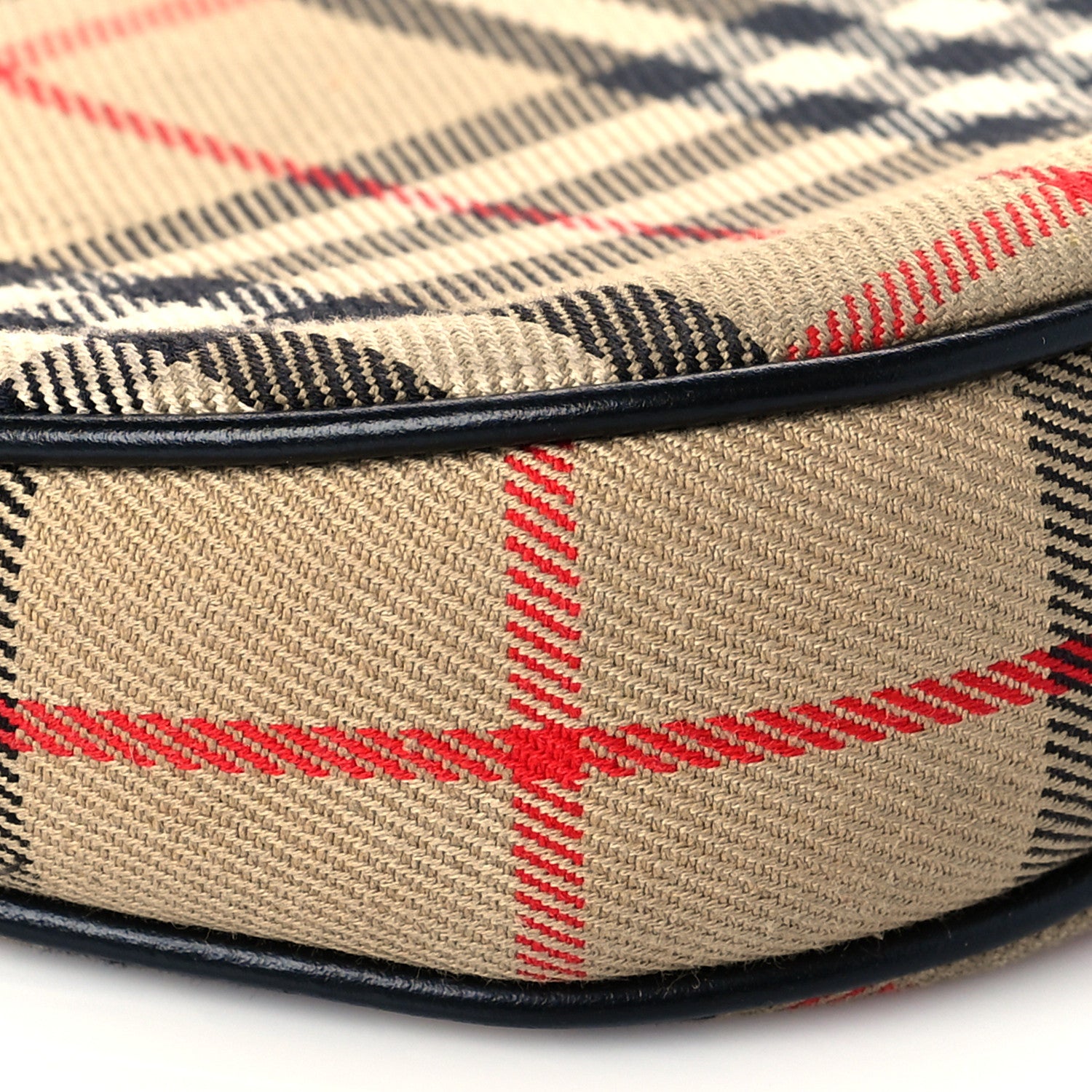 Burberry Vintage Check Calfskin Olympia Pouch Archive Beige 9 of 10
