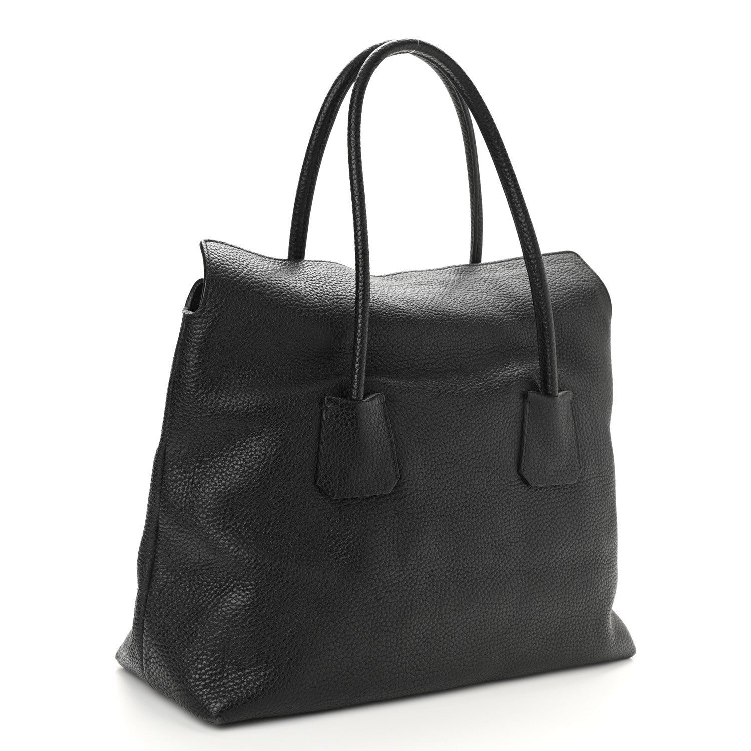 Burberry London Grainy Calfskin Medium Baynard Tote Black 3 of 7