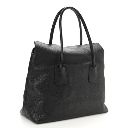 Burberry London Grainy Calfskin Medium Baynard Tote Black 3 of 7