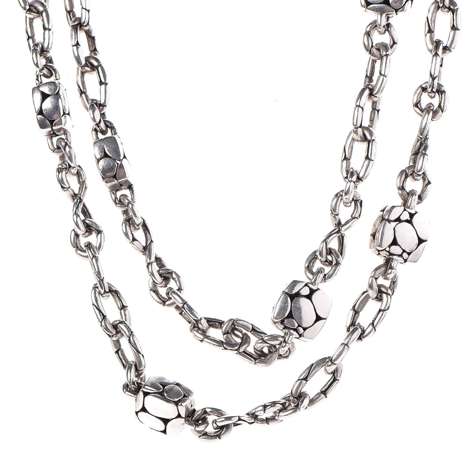 John Hardy Sterling Silver Kali Station Necklace 1 of 10