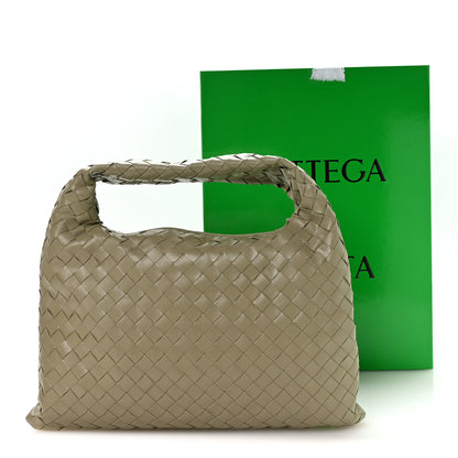 Bottega Veneta Calfskin Intrecciato Small Hop Travertine 11 of 11