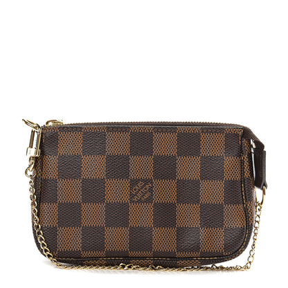 Louis Vuitton Damier Ebene Mini Pochette Accessories 1 of 7