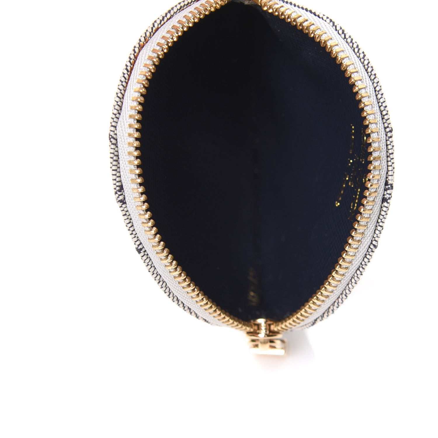 Louis Vuitton Mini Lin Croisette Round Coin Purse Blue 5 of 7