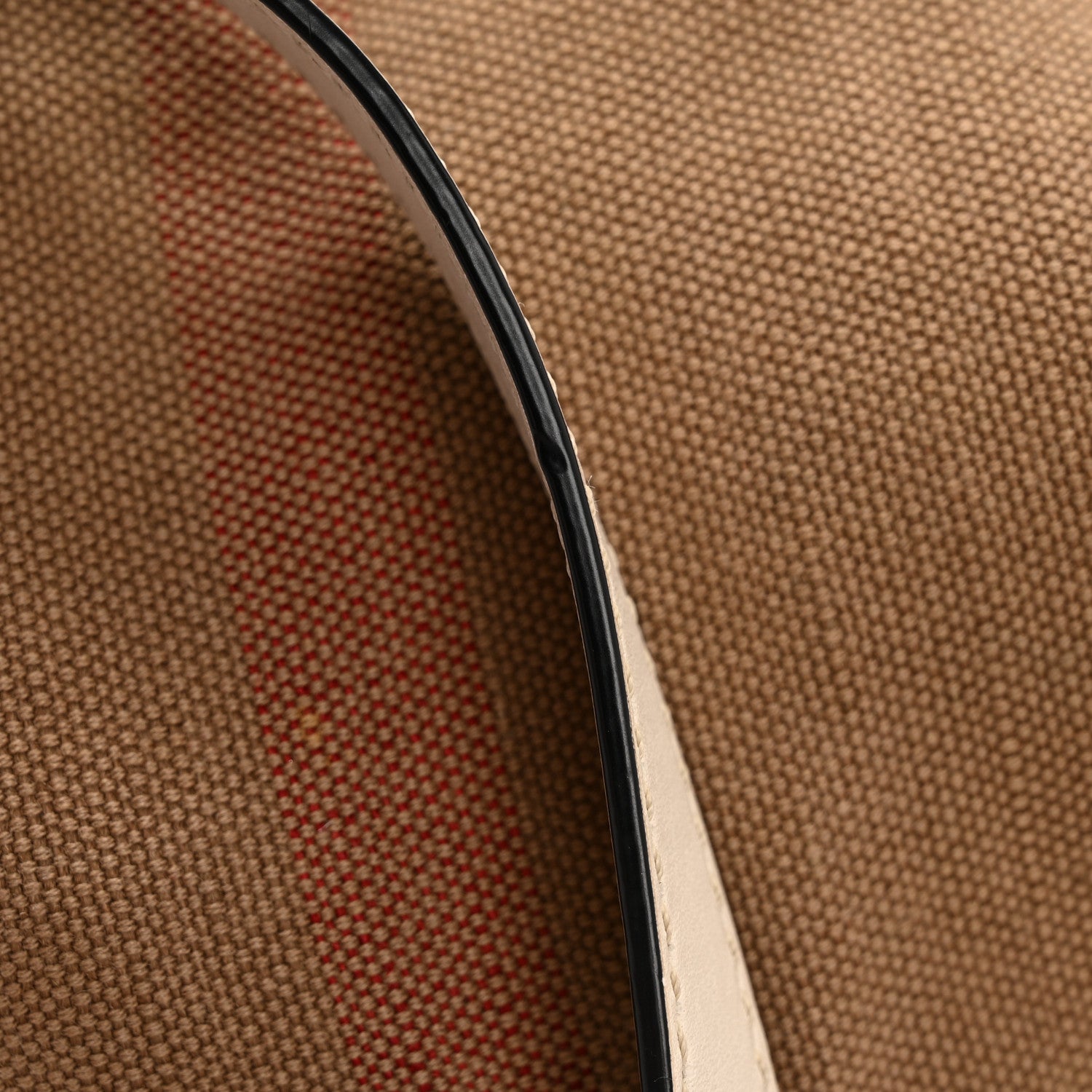 Burberry Canvas Mega Check Mini Ashby Tassel Crossbody  White 14 of 17