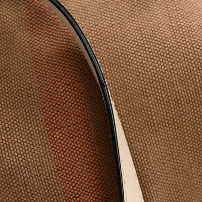 Burberry Canvas Mega Check Mini Ashby Tassel Crossbody  White 14 of 17