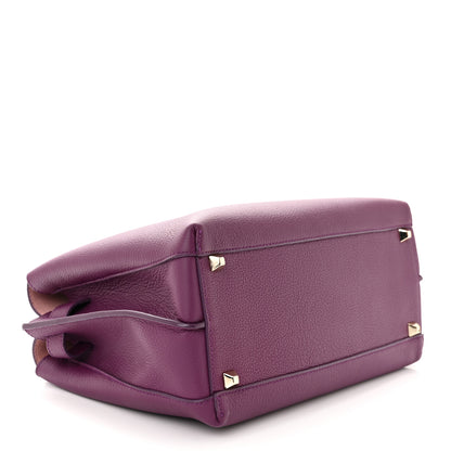MCM Grained Calfskin Medium Milla Tote Mystic Purple 4 of 9