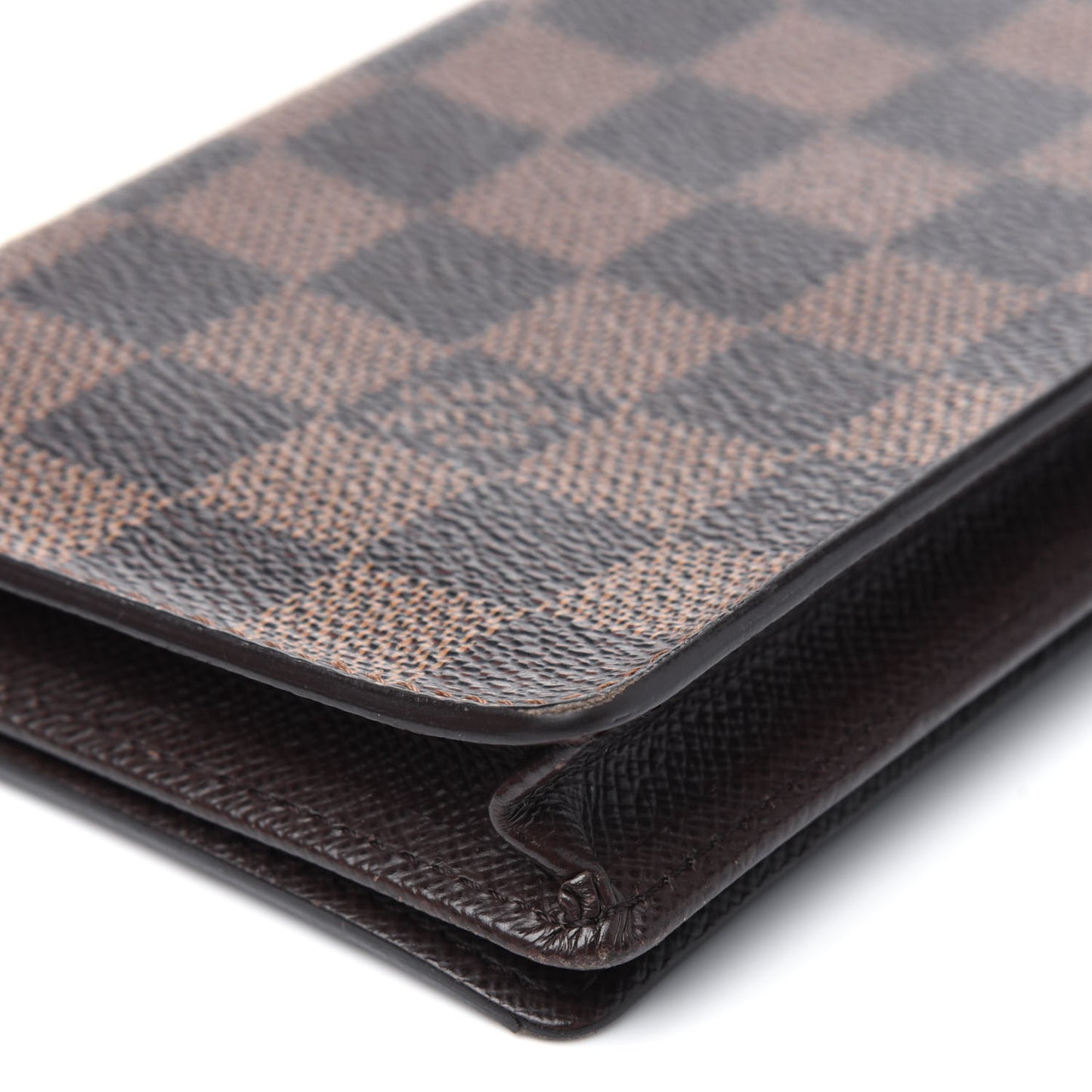 Damier Ebene Porte-Cartes Credit Yen Checkbook Wallet