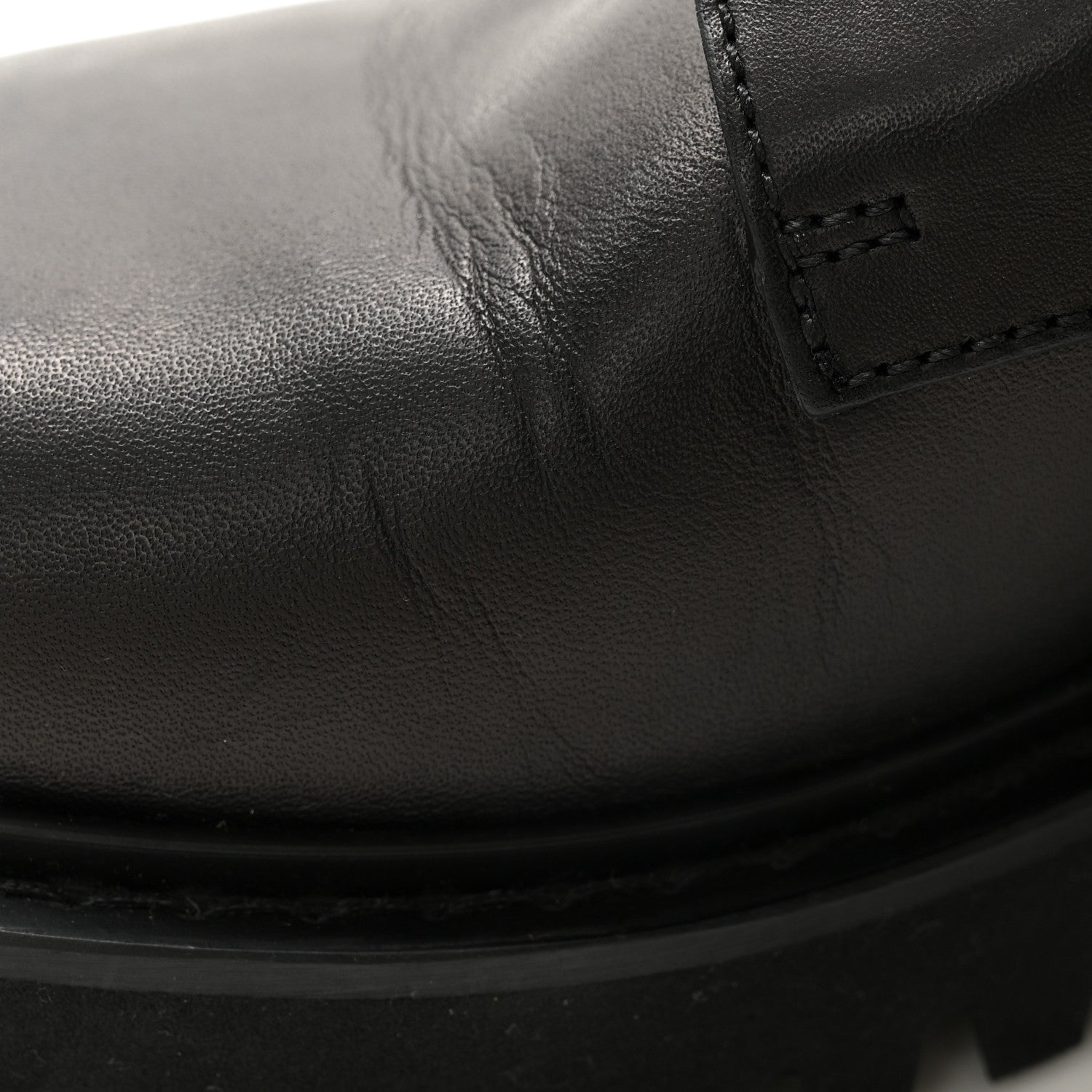 Valentino Garavani Calfskin Womens VLOGO 35mm Combat Boots 38 Black 10 of 12