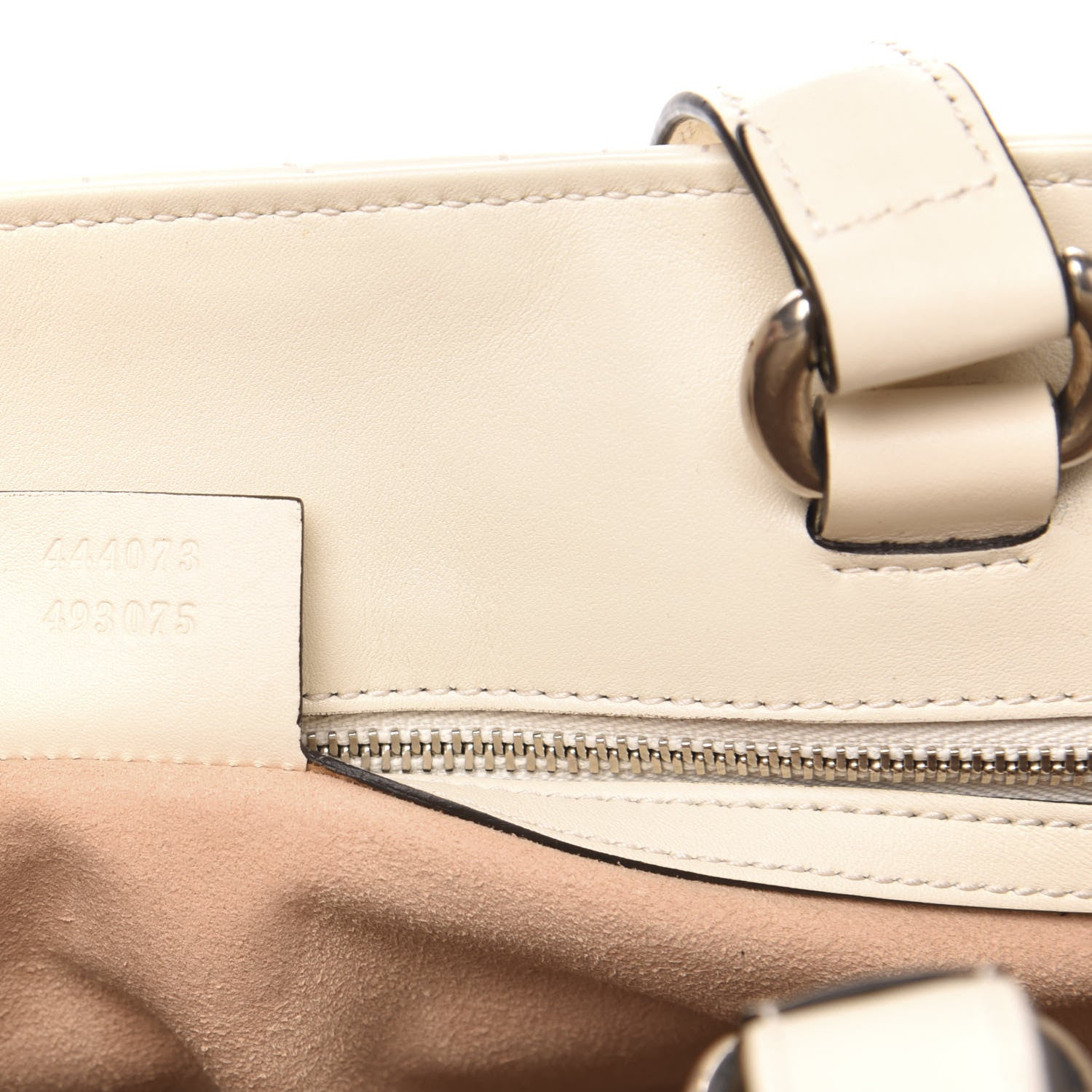 Gucci Cafskin Web Quilted Large Dionysus Tote Bag White 7 of 11