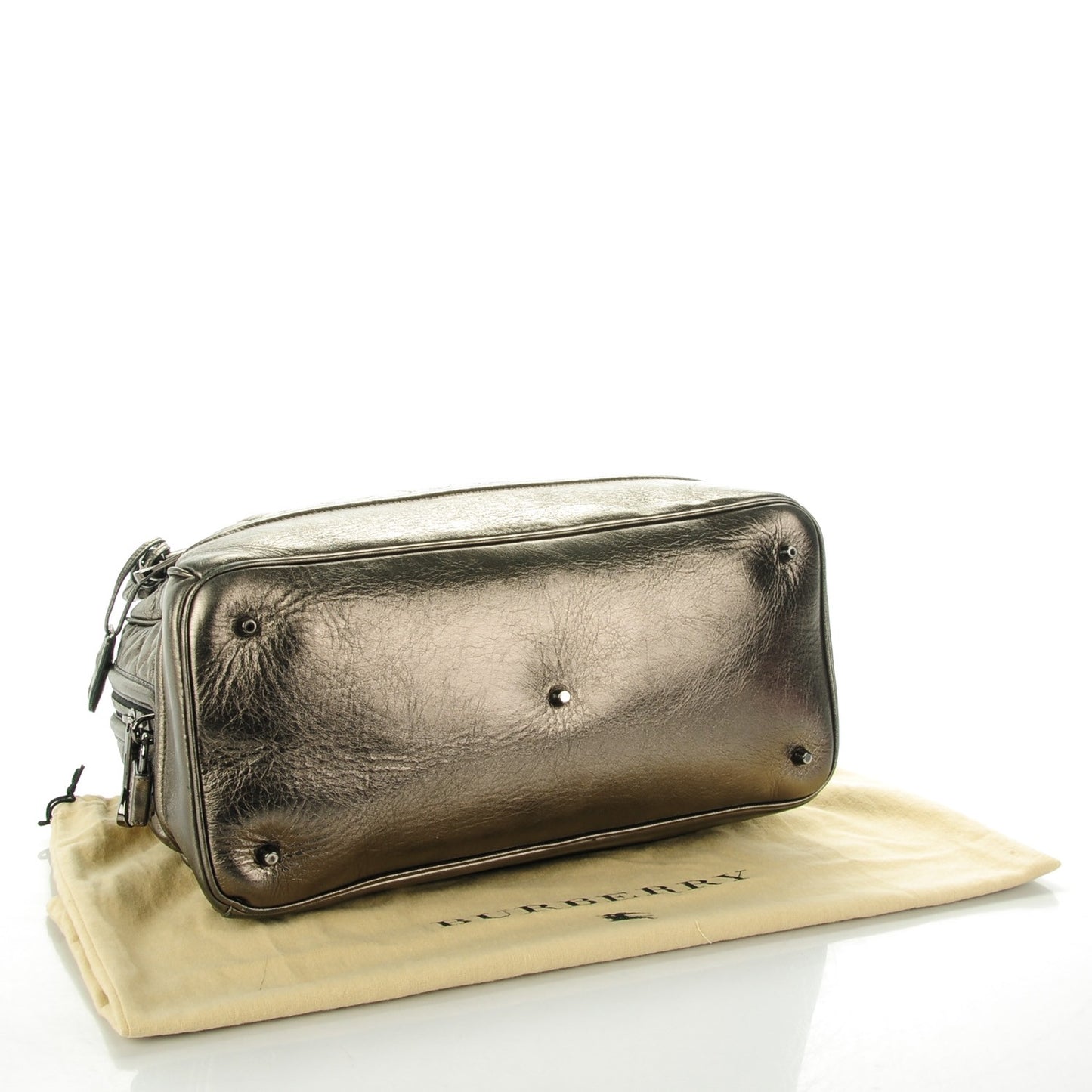 Metallic Quilted Westbury Tote Pewter