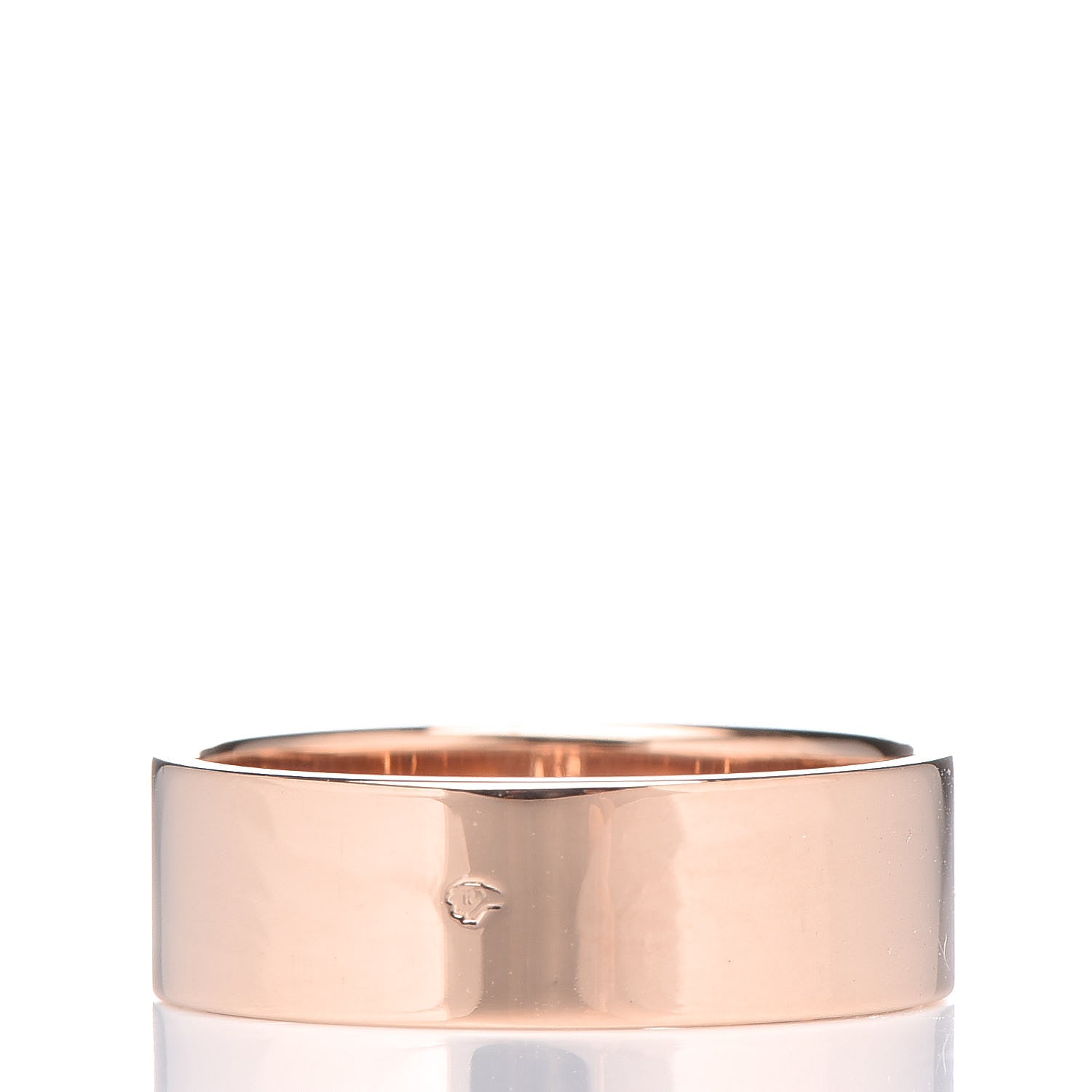 Hermes 18K Rose Gold Diamond PM H D'Ancre Ring 50 5.5 3 of 5