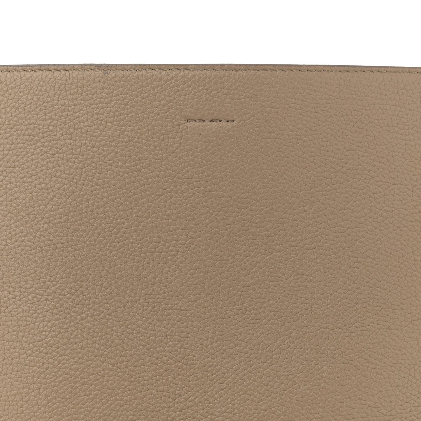 Soft Grained Calfskin Sangle Bucket Bag Dune