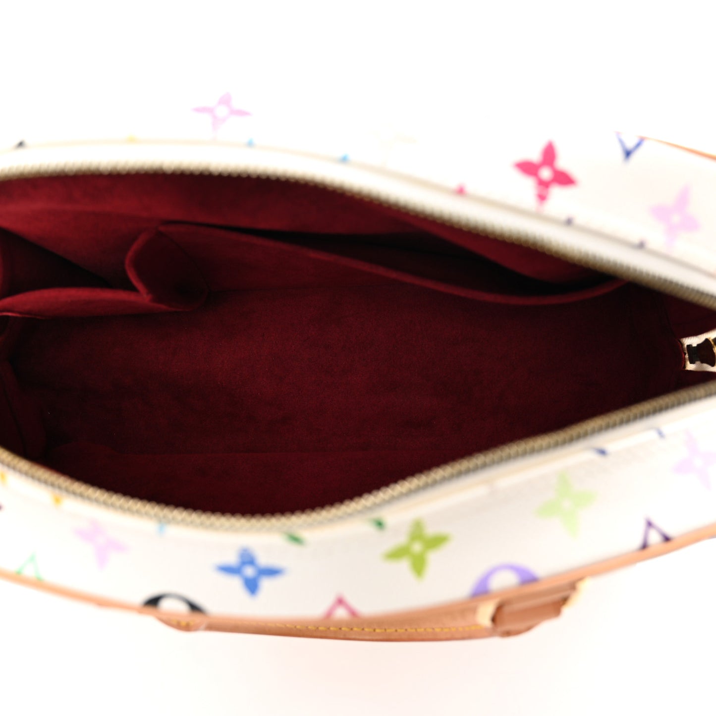 LOUIS VUITTON Monogram Multicolor Trouville White