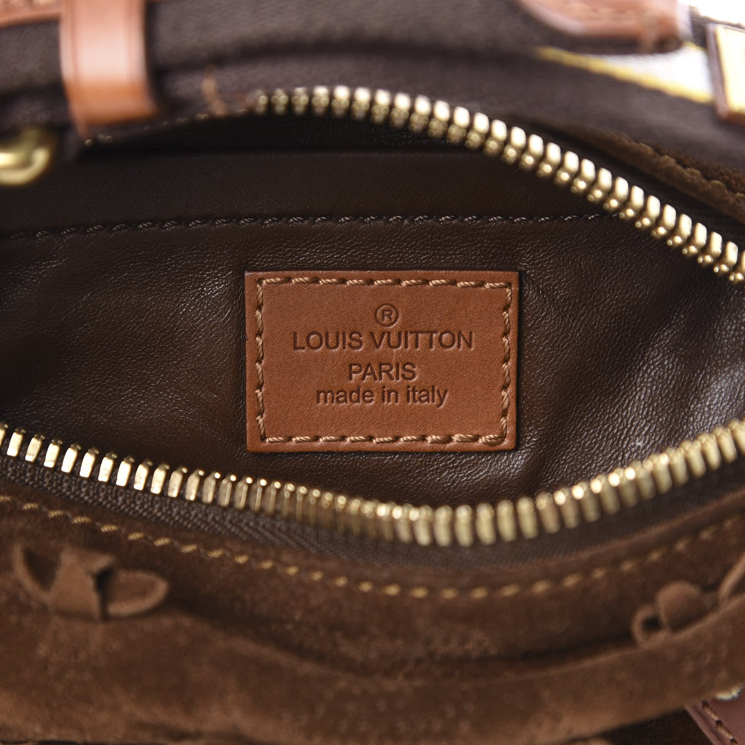 Louis Vuitton Suede Mahina Fleurs Onatah PM Cacao 6 of 9